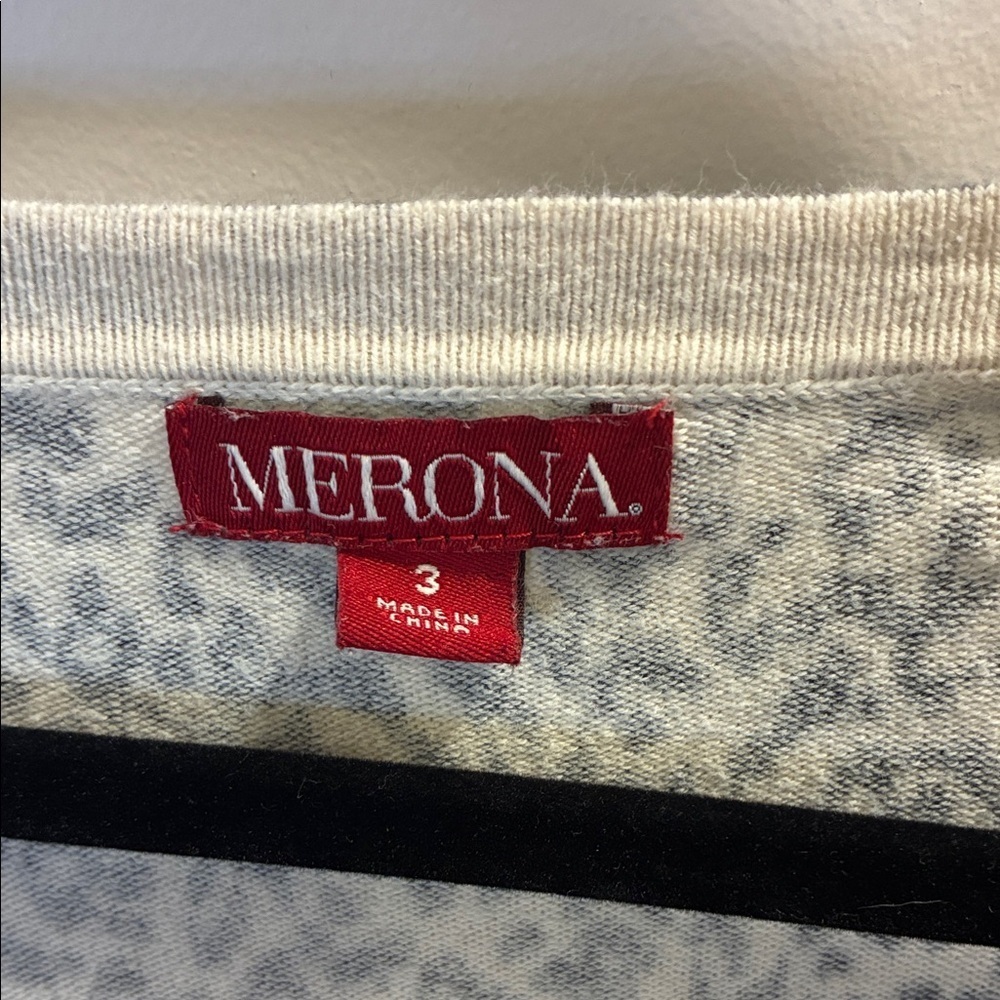 Merona 100% Cotton Leopard Print Button Up Cardigan Sweater Size 3X - Picture 4 of 5